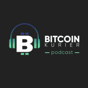 Logo des Krypto-Podcast Bitcoin Kurier im Blogbeitrag der BISON App.