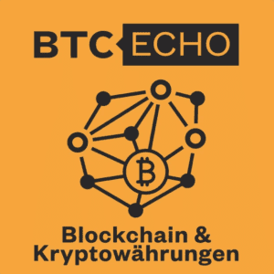Logo des Krypto-Podcast BTC-Echo im Blog der BISON App.