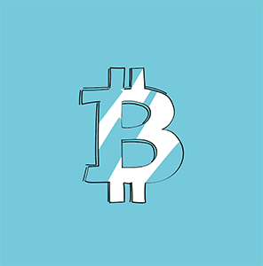 Heutiges Logo der Kryptowährung Bitcoin im Blogbeitrag zur Geschichte der Kryptowährungen.