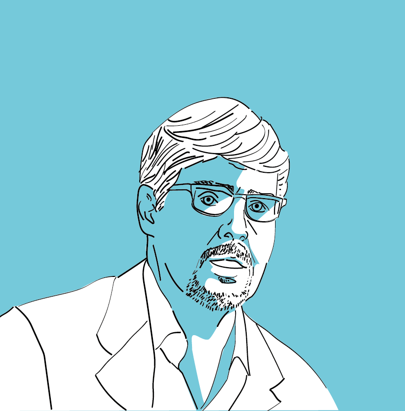 Illustration des Big Blockers Gavin Andresens im Blogbeitrag zur Geschichte der Kryptowährungen.