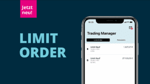 Blogtitelbild für den Beitrag zur Limit Order | Screen mit Trading Manager