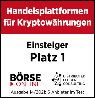 Handelsplattformen für Kryptowährungen - Einsteiger Platz 1