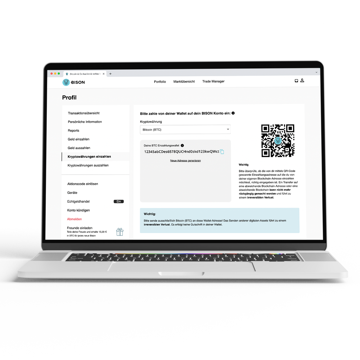 BISON Web: Kryptowährungen auf dem großen Screen kaufen und verkaufen ...