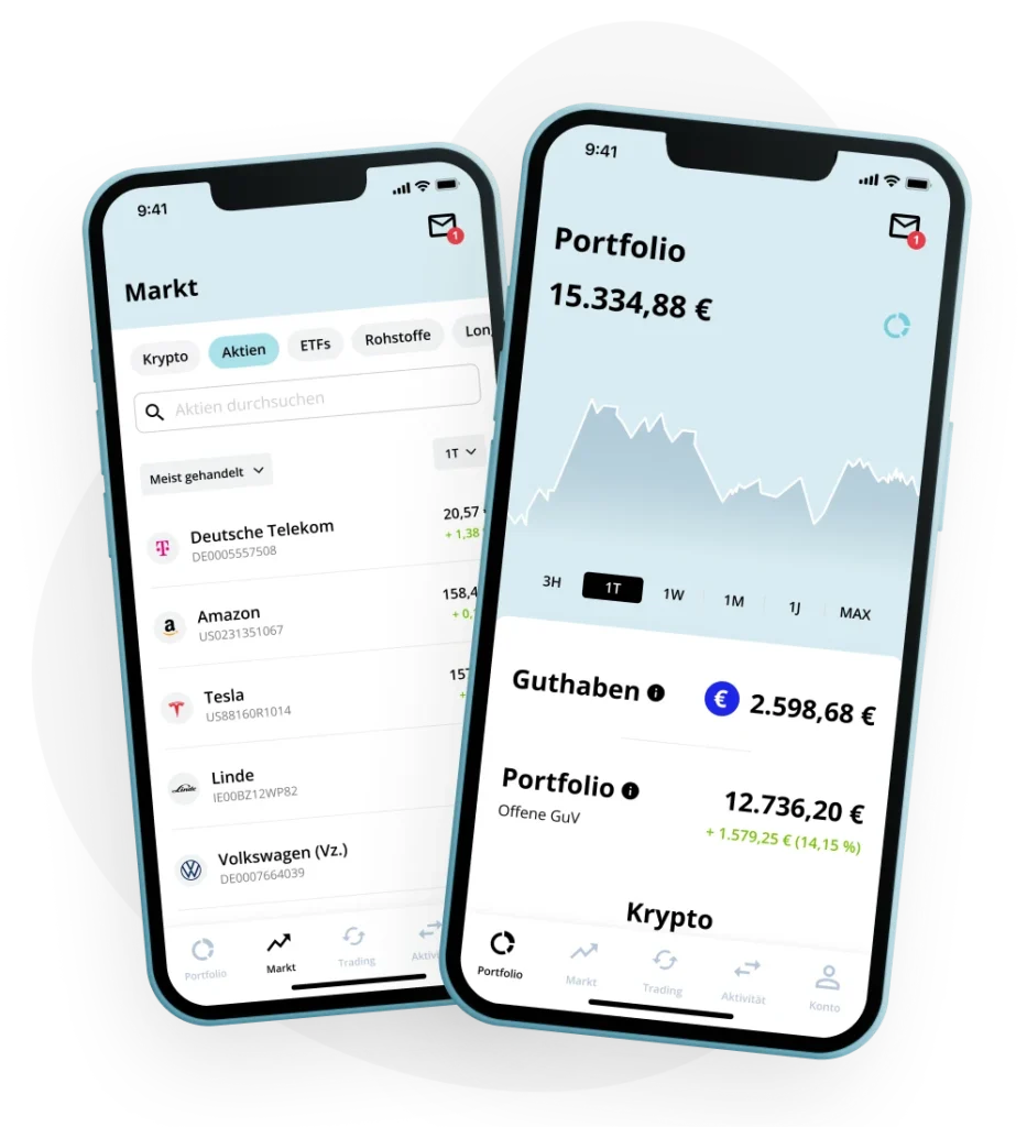 Aktien und ETFs handeln bei BISON