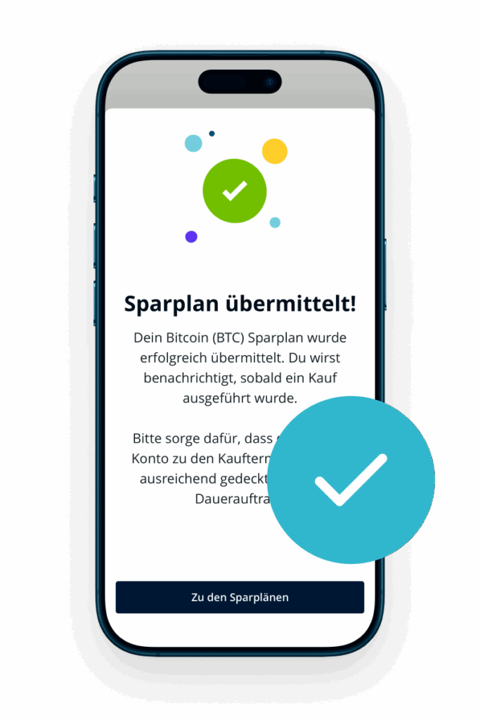 Krypto-Sparplan 5. Schritt
