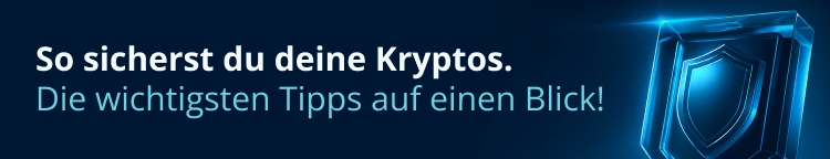 So sicherst du deine Kryptos Banner