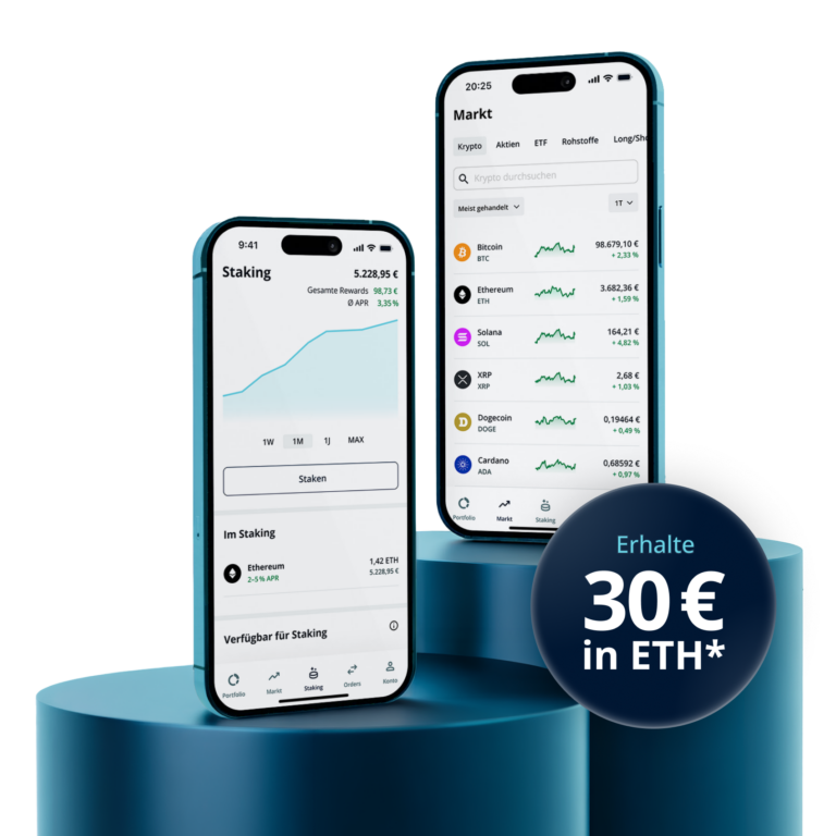 Erhalte 30€ in ETH