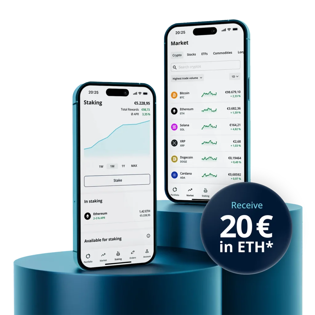 Receive 20 € in ETH*