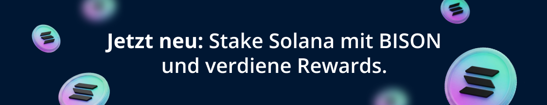 Solana Staking Banner