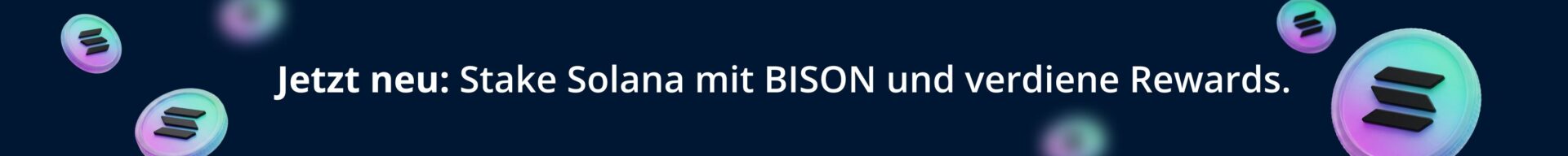 Solana Staking Banner