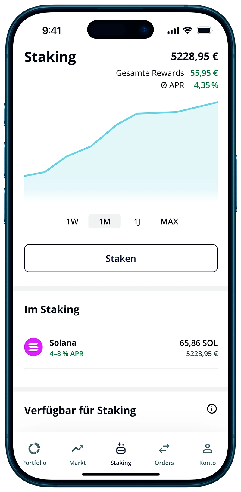 Solana Staking Schritt 2