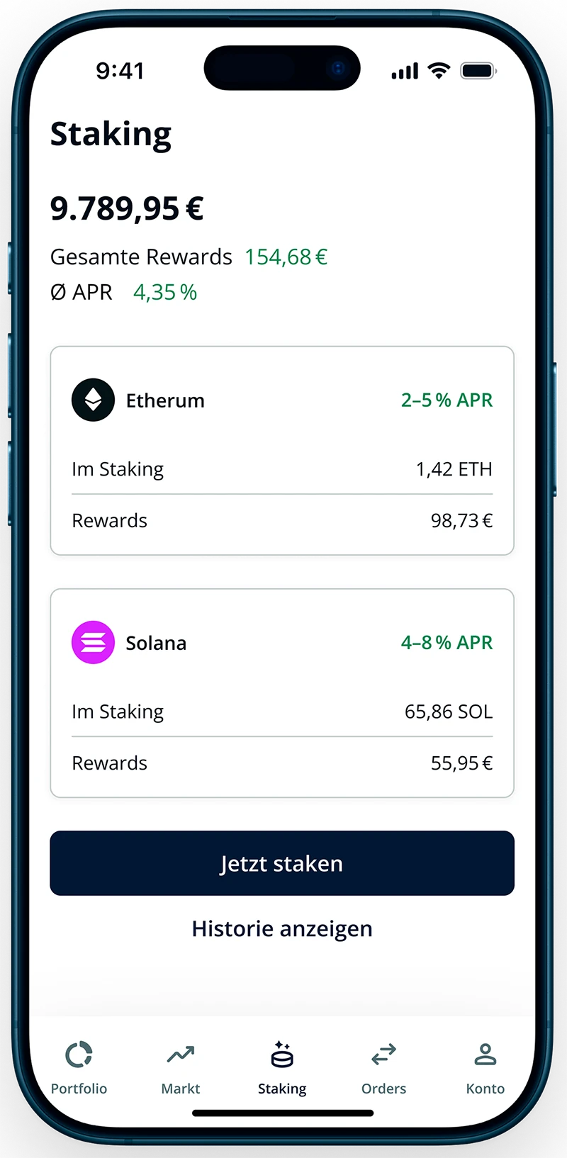 Solana Staking Schritt 3