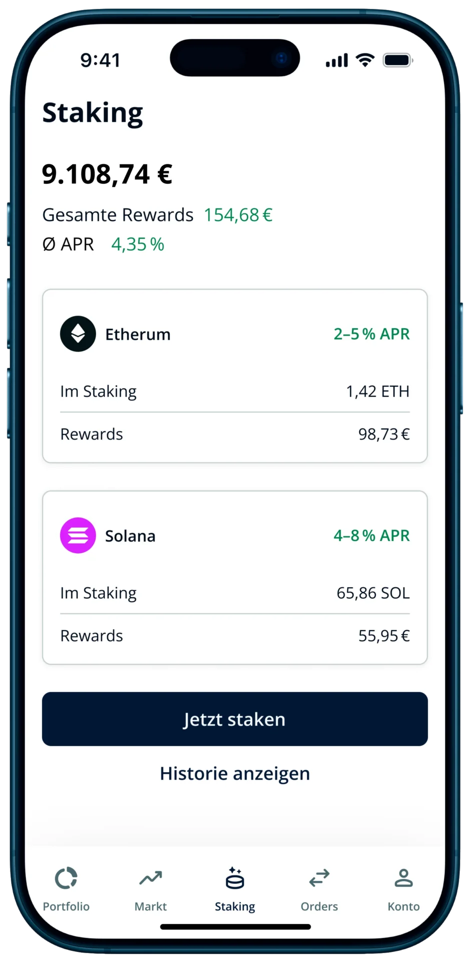 Rewards erhalten