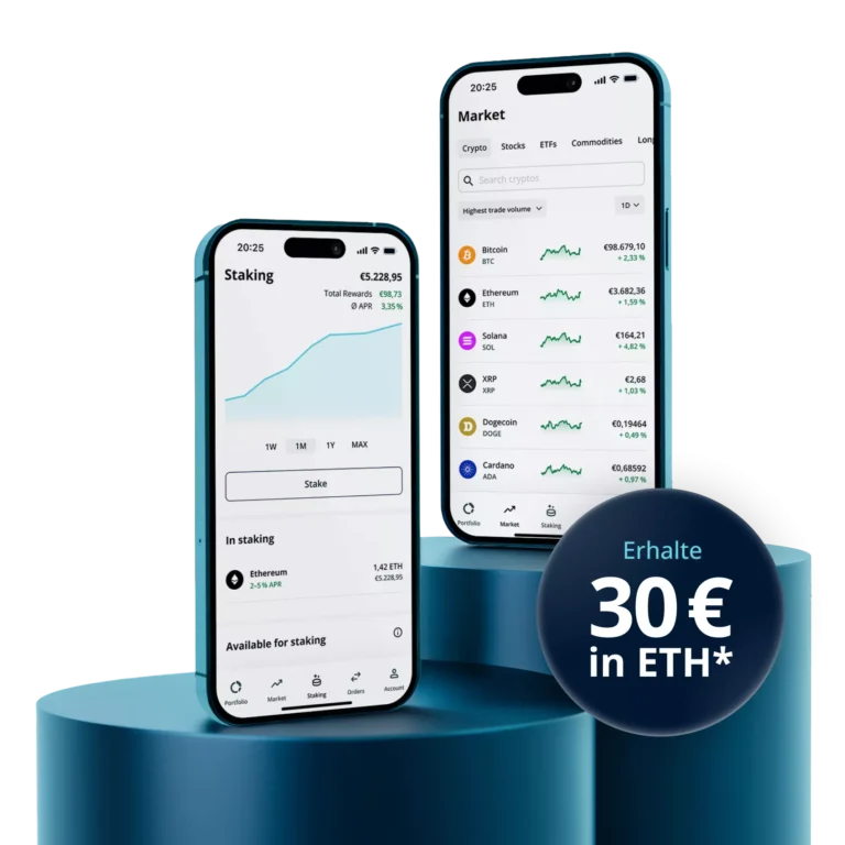 Erhalte 30 € in ETH*