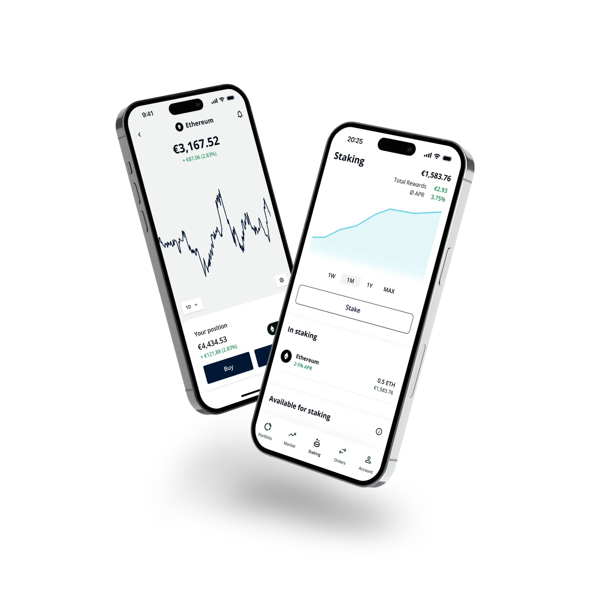 Easy crypto staking