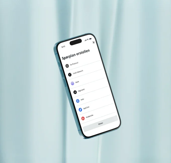 Smartphone Sparplan Funktion